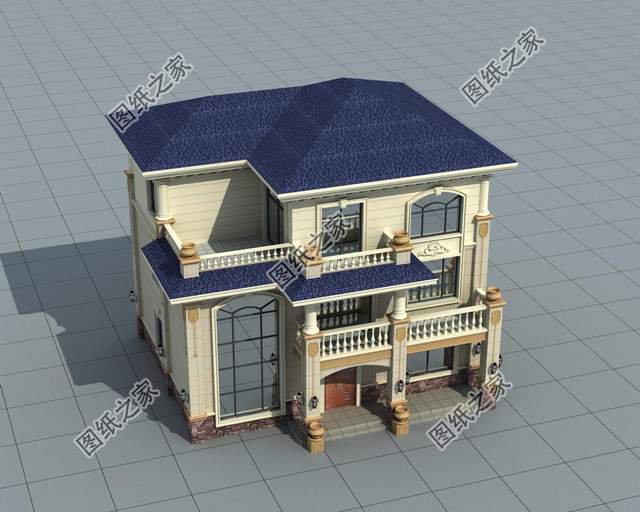 二層半別墅設計圖，安靜、舒適、寬敞，滿足居住需求