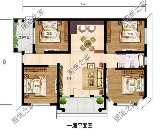 鄉(xiāng)村一層養(yǎng)老房，麻雀雖小五臟俱全