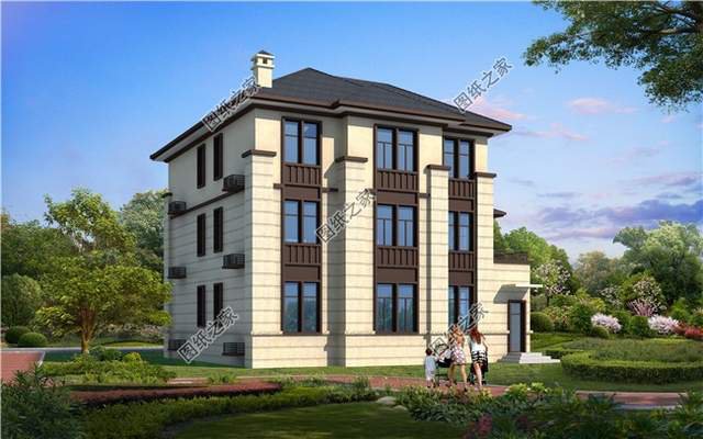 新中式三層自建房圖紙，不過時的設(shè)計，在老家建一棟揚(yáng)名百年