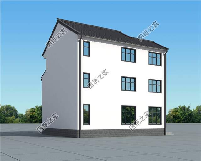 新中式三層自建房圖紙，不過時的設(shè)計，在老家建一棟揚(yáng)名百年