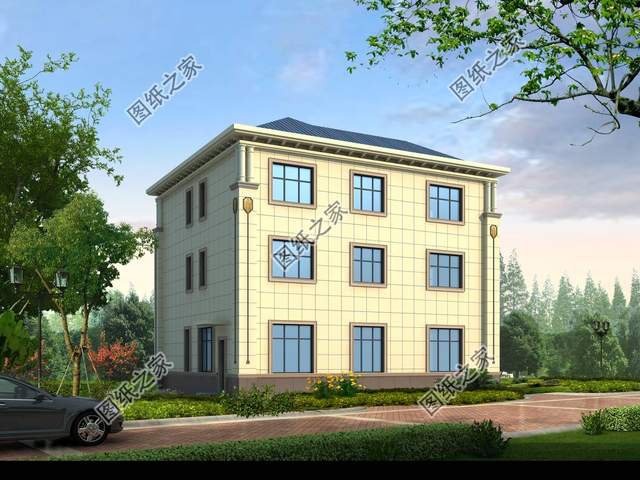 歐式豪華別墅設(shè)計(jì)圖，尊貴典雅，無(wú)限享受