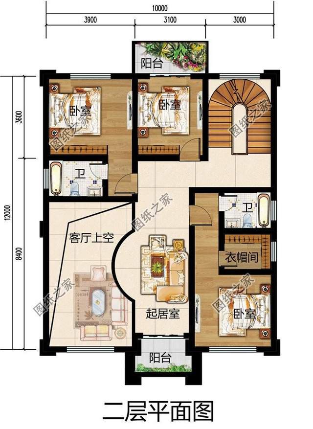 歐式豪華別墅設(shè)計(jì)圖，尊貴典雅，無(wú)限享受