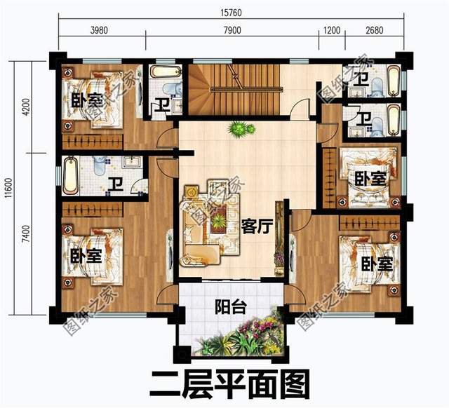 歐式豪華別墅設(shè)計(jì)圖，尊貴典雅，無(wú)限享受