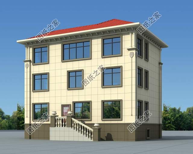 30w左右歐式三層別墅，一個(gè)幸福的家庭需要一套好房子襯托