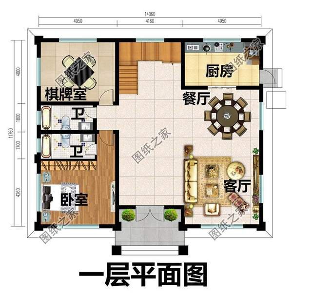 鄉(xiāng)村別墅設(shè)計圖，超豪華的三層別墅，讓家人的生活越來越舒適