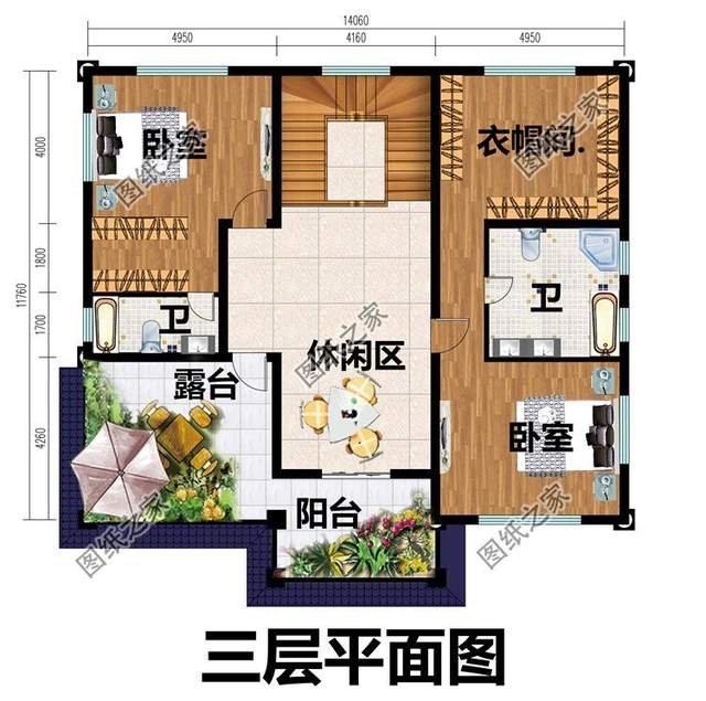 鄉(xiāng)村別墅設(shè)計圖，超豪華的三層別墅，讓家人的生活越來越舒適