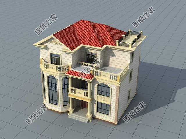 鄉(xiāng)村別墅設(shè)計圖，超豪華的三層別墅，讓家人的生活越來越舒適