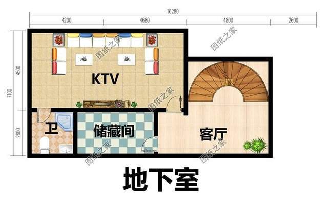 別墅帶地下室設計圖，鄉(xiāng)下建房不比城市差，回鄉(xiāng)建房選它