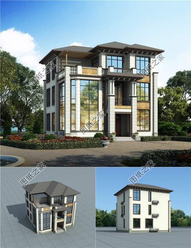 別墅帶地下室設計圖，鄉(xiāng)下建房不比城市差，回鄉(xiāng)建房選它