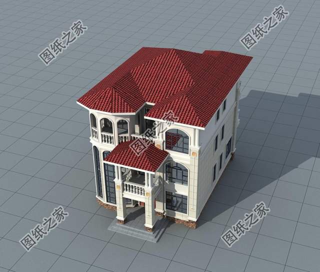 農(nóng)村三層農(nóng)村別墅，非常氣派的別墅，突出主人的品味