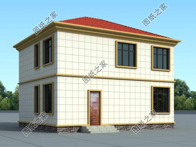 三開間房屋設(shè)計(jì)，獨(dú)棟經(jīng)濟(jì)二層小別墅，看了的人都說好