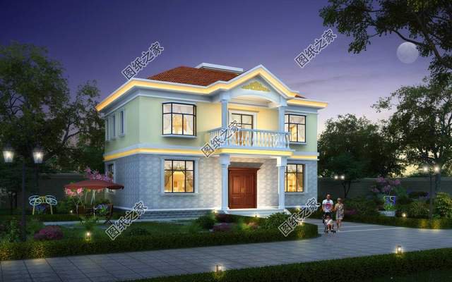 農(nóng)村洋房設計圖，選對好設計，二層別墅也能美如畫