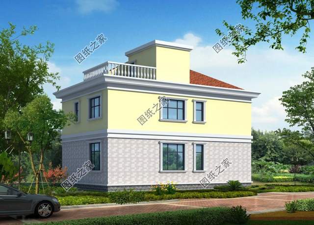 農(nóng)村洋房設計圖，選對好設計，二層別墅也能美如畫