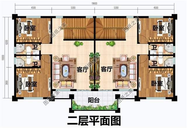 雙拼兄弟自建房設(shè)計(jì)，鄉(xiāng)村歐式別墅，穩(wěn)穩(wěn)地成為人生贏家