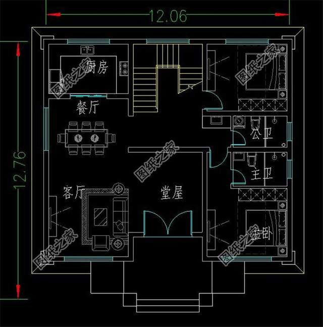 新款簡歐式二層別墅，外觀大氣美觀，內(nèi)部精致實(shí)用