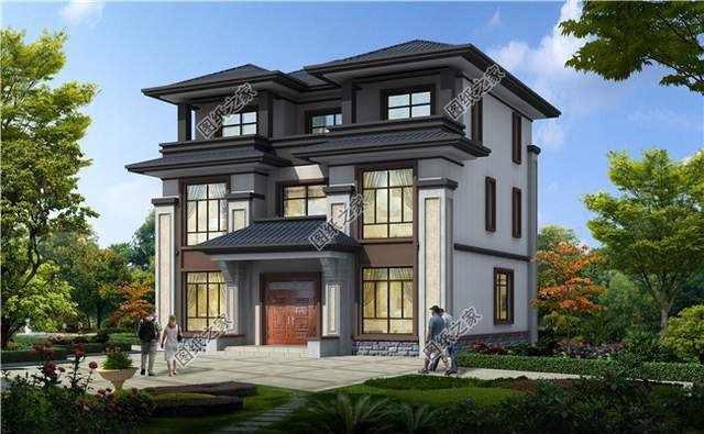 新中式三層別墅，別具一格的韻味，帶來(lái)一種文化氣息