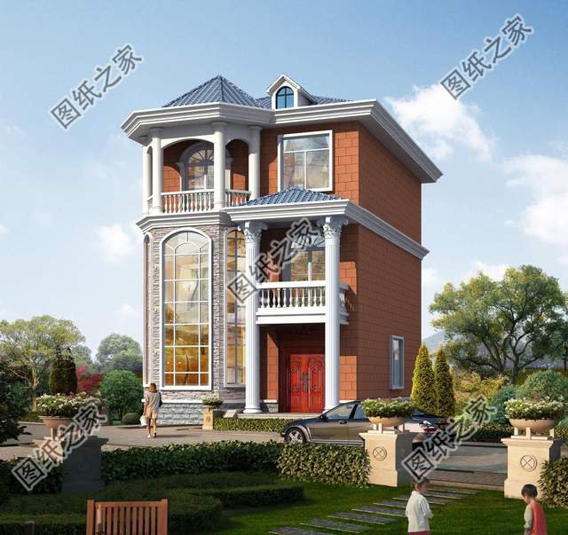 三層小別墅設(shè)計(jì)圖，我敢打賭，99%的人見了之后都會(huì)愛上它