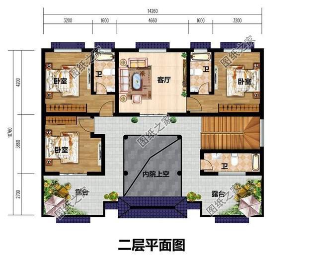 中式合院別墅設(shè)計圖，厲害了！如此戶型，忍不住讓人狂打call