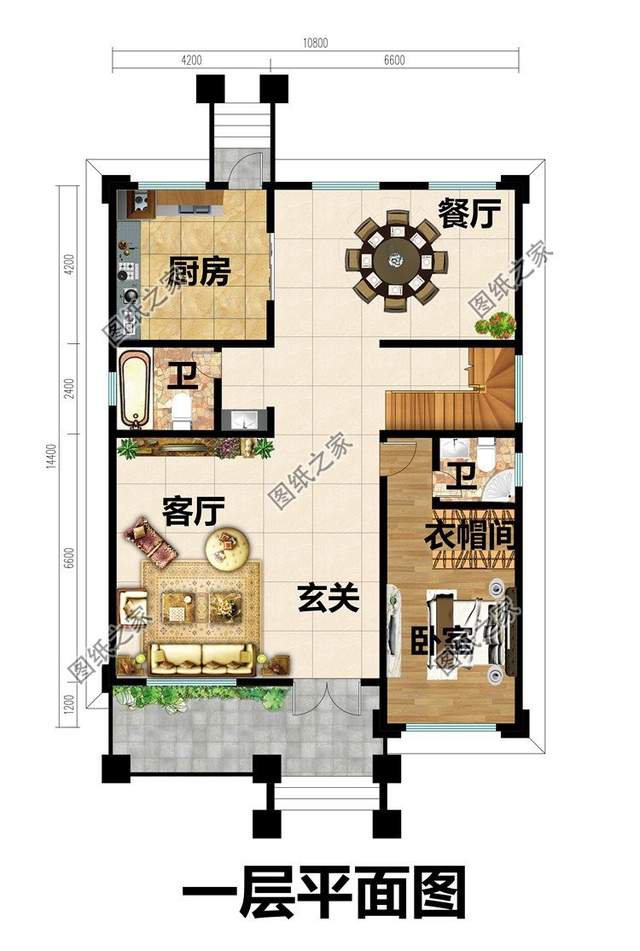 歐式風格的別墅設計，如此萬能的戶型，忍不住要看一百遍