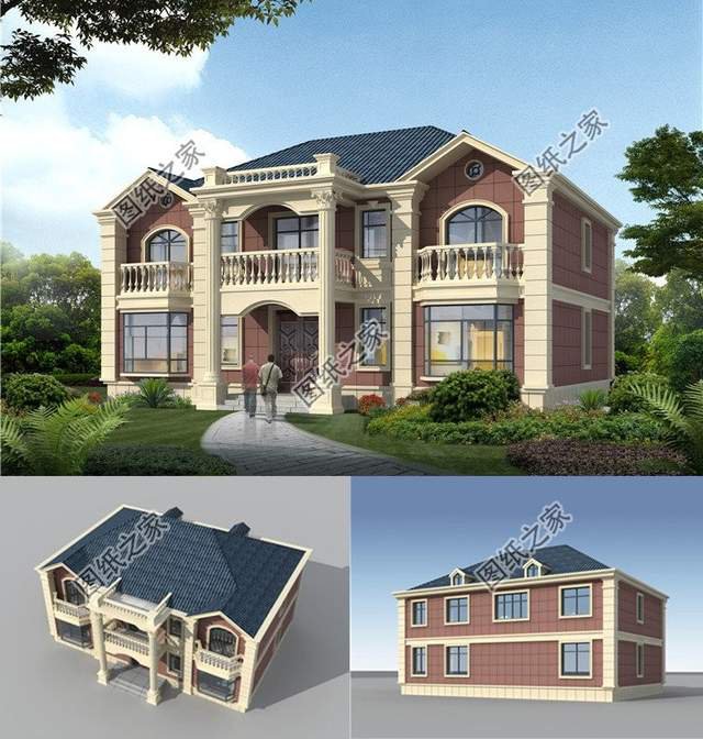 田園雙層別墅圖紙?jiān)O(shè)計(jì)，回家就是度假的生活開(kāi)始