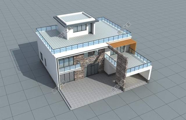 現(xiàn)代化房屋設(shè)計(jì)，外觀造型新穎時(shí)尚，專為年輕人打造