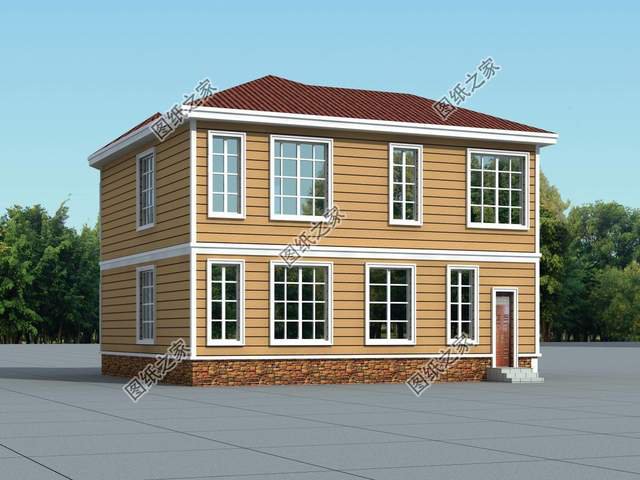 鄉(xiāng)下二層極簡約的二層房子，外型簡潔精致，內(nèi)部合理實用