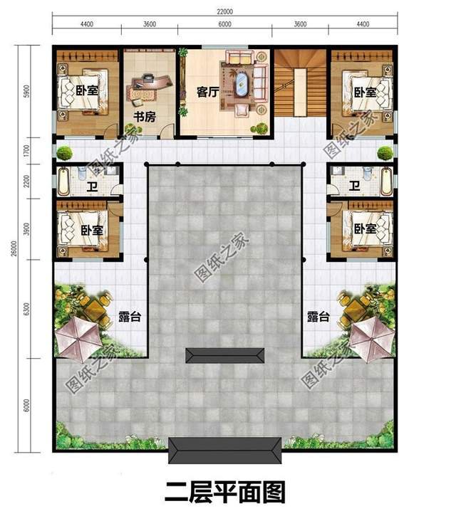 現(xiàn)代四合院別墅，住宅白墻黛瓦，淡雅寧靜