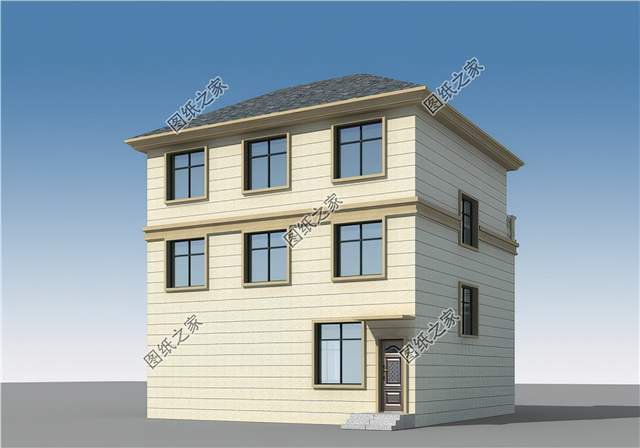 新農(nóng)村三層別墅設(shè)計(jì)，整體明亮通透，空間寬敞舒適