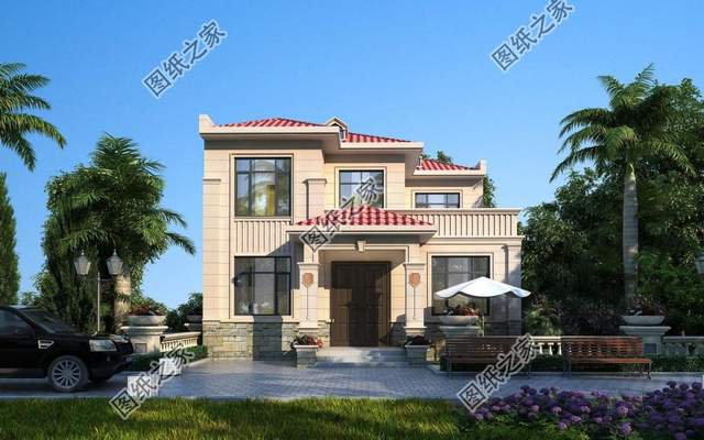 三開(kāi)間二層別墅設(shè)計(jì)，時(shí)尚秀麗，大方舒適