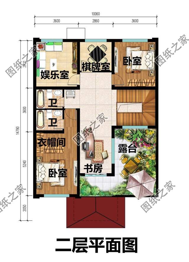 三開(kāi)間二層別墅設(shè)計(jì)，時(shí)尚秀麗，大方舒適