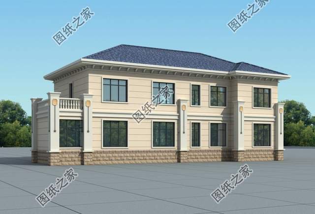 農(nóng)村二層自建房設(shè)計(jì)，鍋爐房加旋轉(zhuǎn)樓梯，實(shí)用美觀兩全