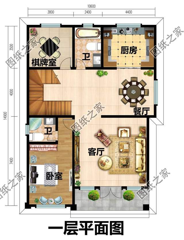 面寬10米的二層別墅設(shè)計，奢華與清爽的味道，凸顯純真與活力