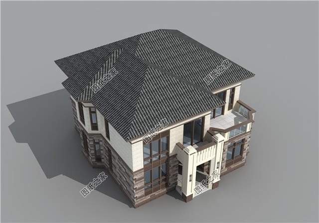 農村雙層別墅設計，清新華麗，精益求精
