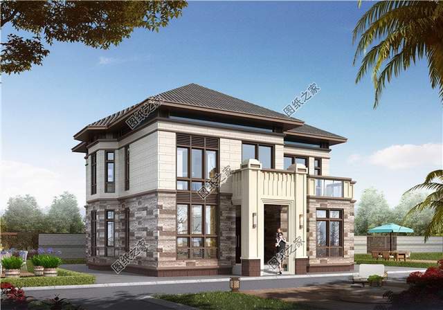 農村雙層別墅設計，清新華麗，精益求精