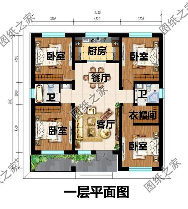 一層三開間養(yǎng)老房設(shè)計，重視起來每一餐煙火，認(rèn)真感受每一個朝暮