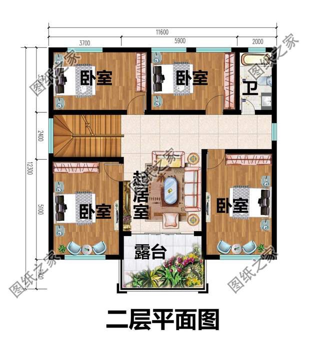 二層農(nóng)村別墅設計，帶閣樓帶車庫，性價比超高