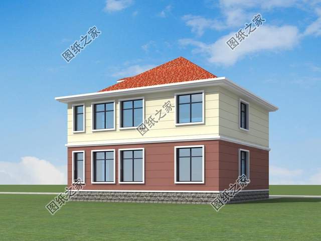 二層農(nóng)村別墅設計，帶閣樓帶車庫，性價比超高