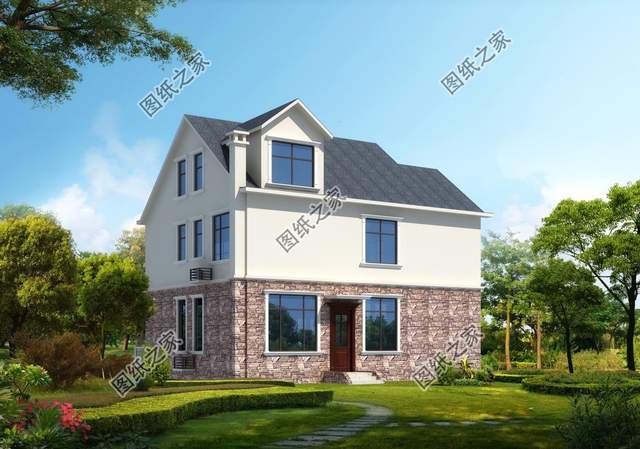 帶悶頂二層別墅設(shè)計，層次感十足，細(xì)節(jié)滿滿