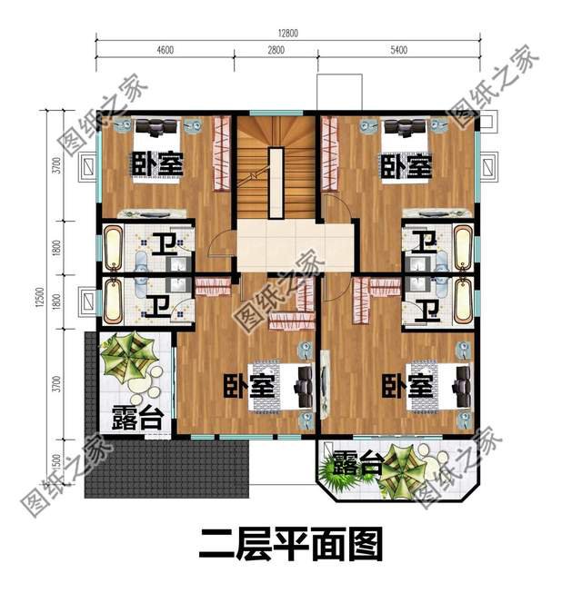 帶悶頂二層別墅設(shè)計，層次感十足，細(xì)節(jié)滿滿