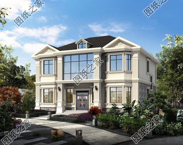 農(nóng)村二層別墅帶閣樓設(shè)計(jì)，家居溫馨舒適，很受一些年輕人的喜愛