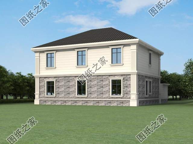 農(nóng)村二層別墅帶閣樓設(shè)計(jì)，家居溫馨舒適，很受一些年輕人的喜愛