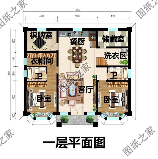 農(nóng)村二層別墅帶閣樓設(shè)計(jì)，家居溫馨舒適，很受一些年輕人的喜愛