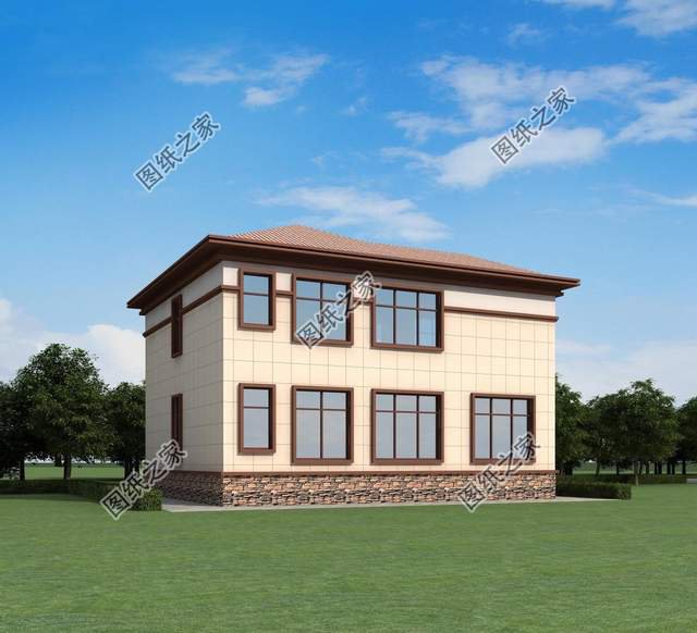 簡約三開間二層別墅，二樓小露臺，閑坐聊天好不愜意