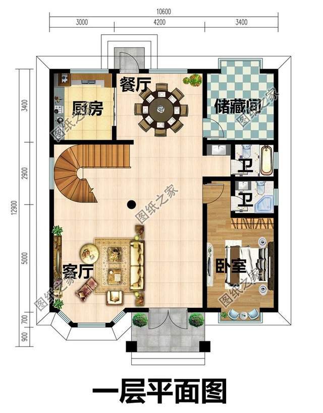 漂亮的簡(jiǎn)歐式三層別墅，浪漫主義的氣氛仿佛置身在城堡里