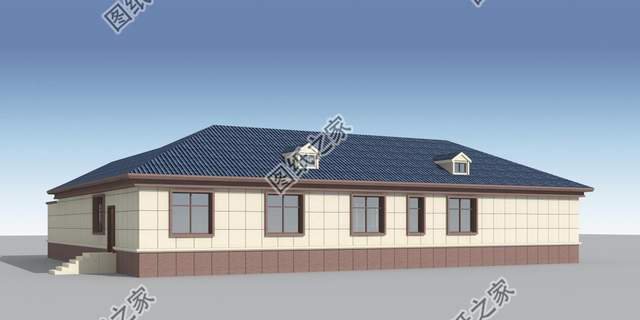 大戶型一層別墅帶庭院設(shè)計(jì)，他鄉(xiāng)縱有當(dāng)頭月，不及家鄉(xiāng)一盞燈