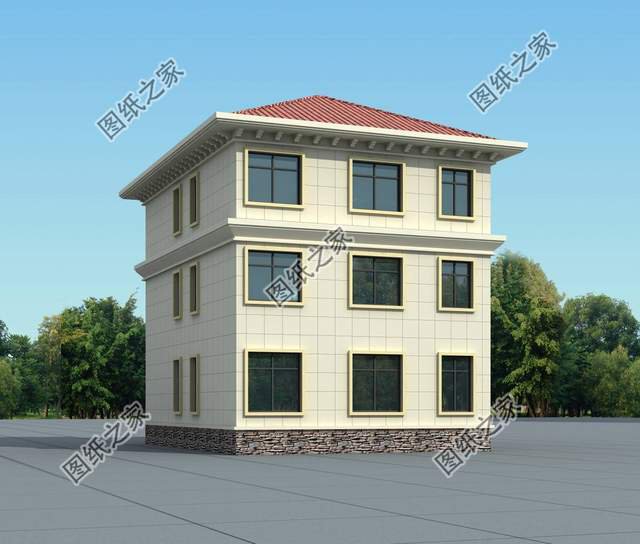 現(xiàn)代簡約三層自建房設(shè)計(jì)，帶陽光房配置，別有一番天地