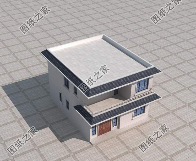 農(nóng)村二層小戶型自建房，設(shè)計精美美觀，小面積也能有舒適的感覺