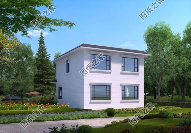 農(nóng)村二層小戶型自建房，設(shè)計精美美觀，小面積也能有舒適的感覺