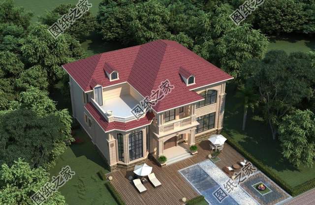 二層華麗農(nóng)村自建房設(shè)計，帶著歐式的典雅，猶如藝術(shù)氣息的油畫