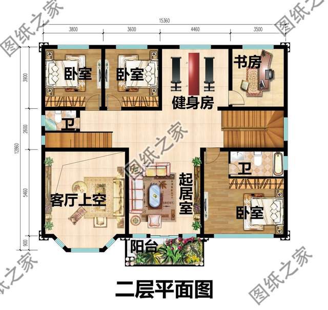 二層華麗農(nóng)村自建房設(shè)計，帶著歐式的典雅，猶如藝術(shù)氣息的油畫